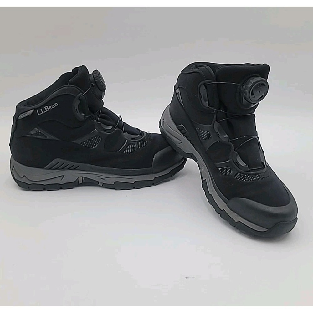 LL Bean Women's Size 9 TEK 2.5 Hiking Boots Primaloft Waterproof Black No Tie